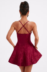 Leila Playsuit - Red