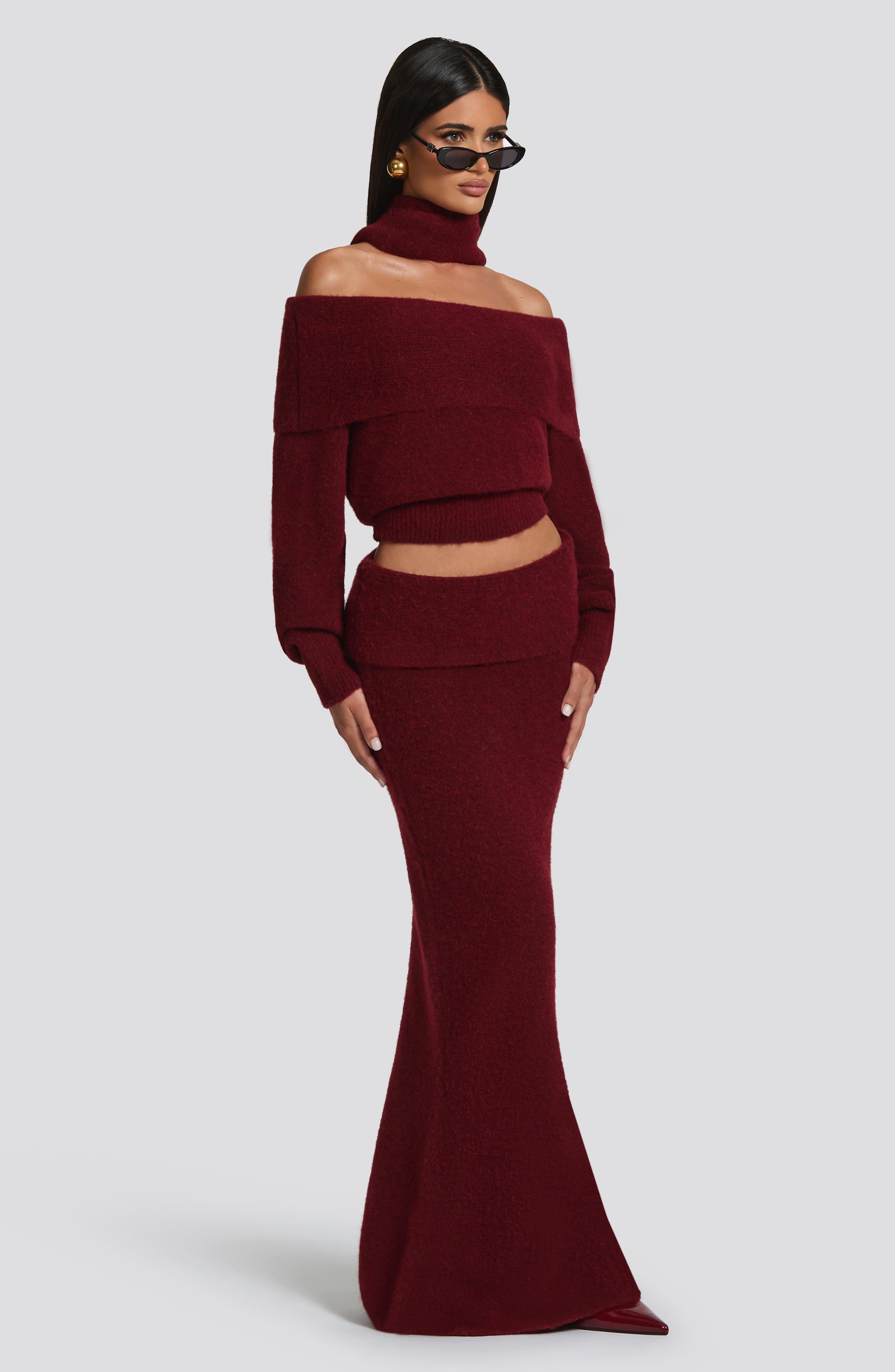 Andie Top - Burgundy