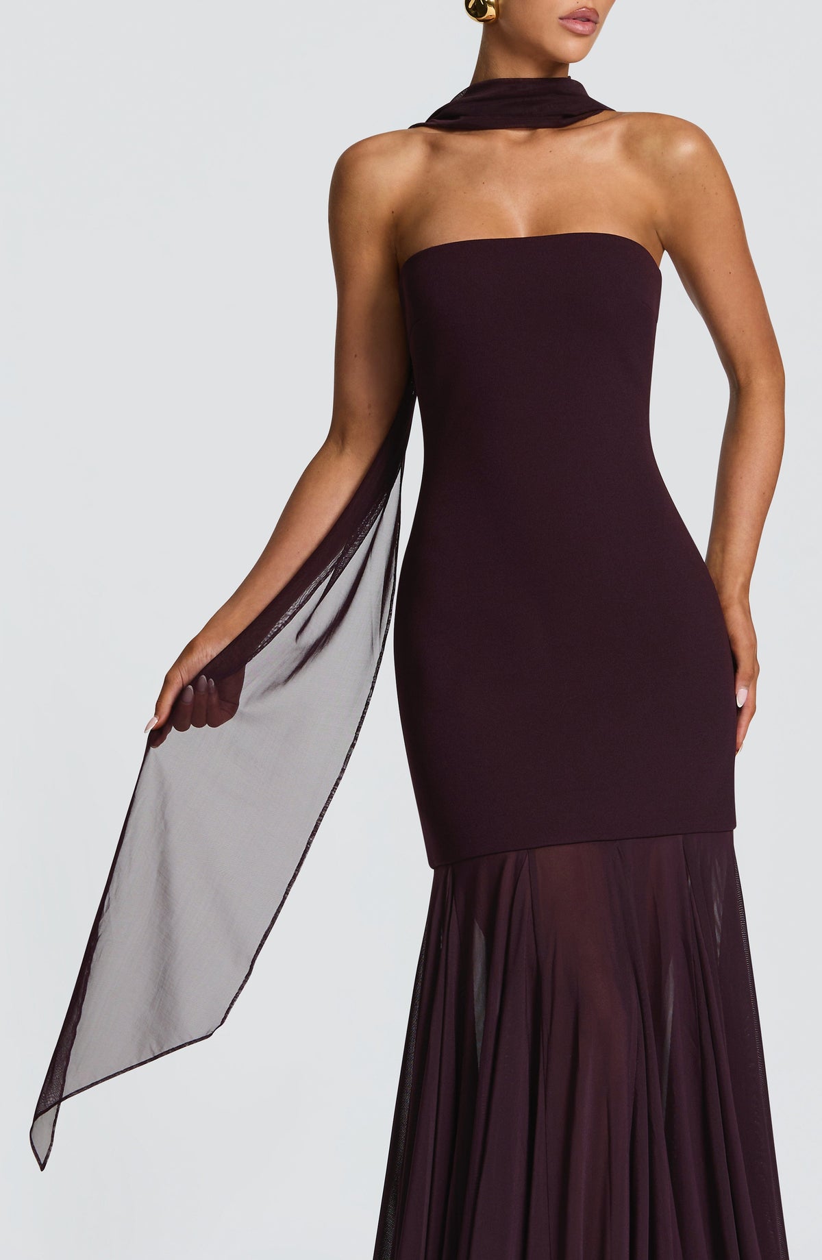 Ayla Scarf - Plum